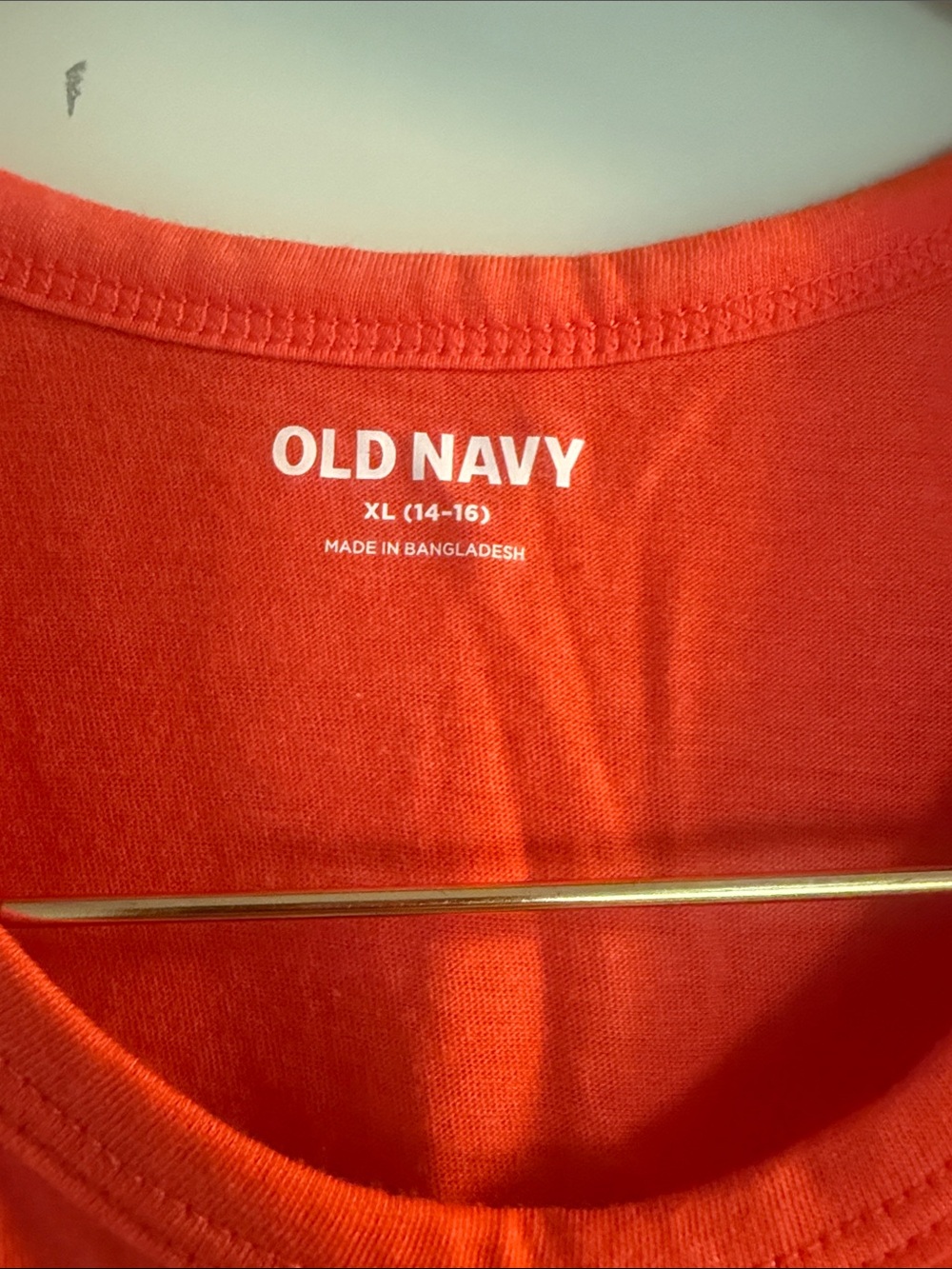 Old Navy Boys Orange Tropical Palm Beach Graphic Sleeveless Tank Sz XL 14-16 NWT - Picture 2 of 7
